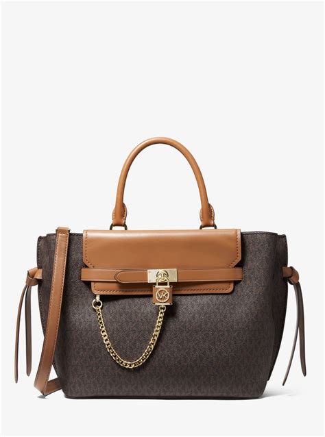 hamilton large satchel michael kors|Michael Kors Hamilton legacy bag.